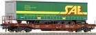 66701 Roco Standard deep-well flat car